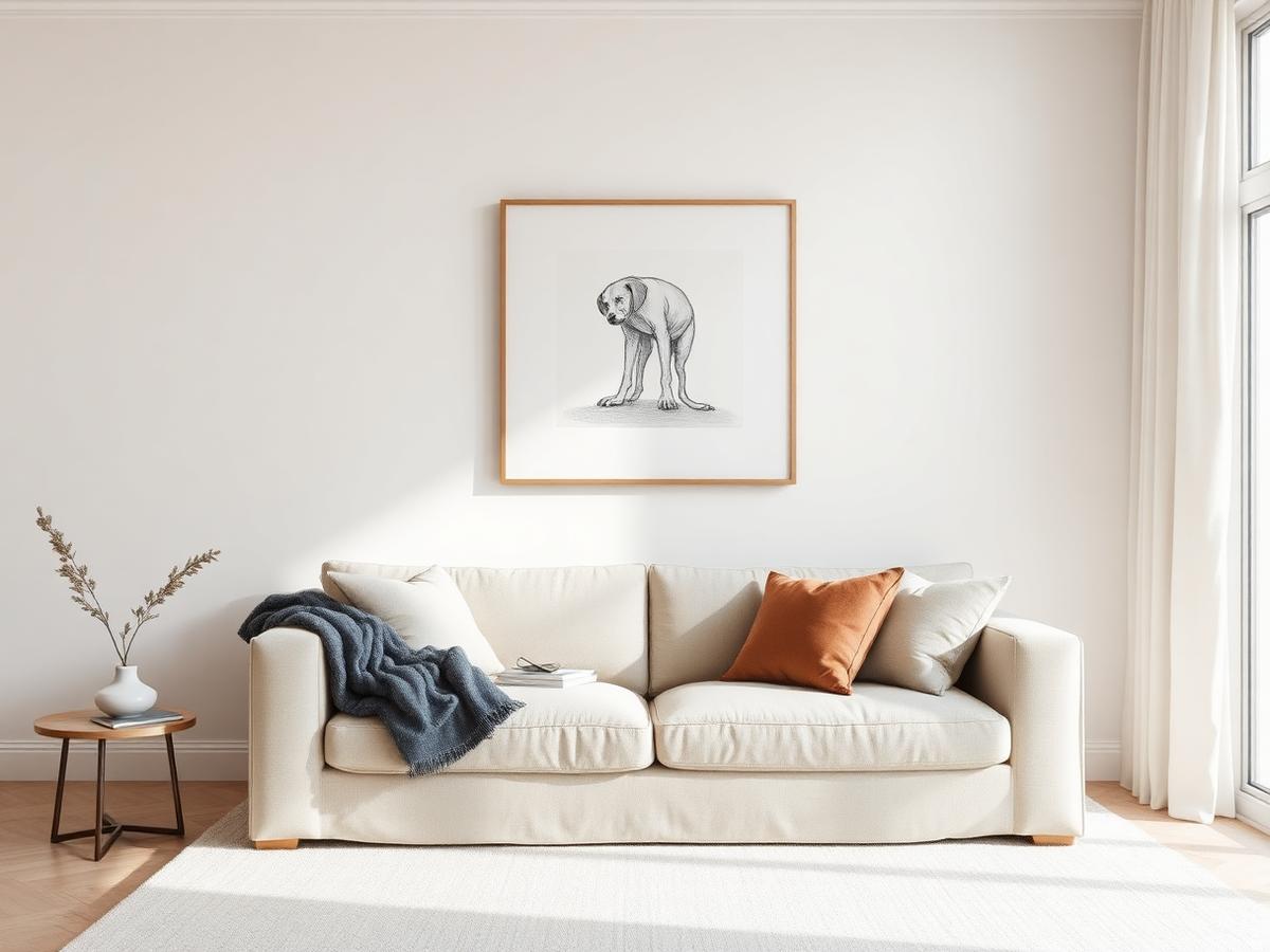 Choosing art for the room you actually live in