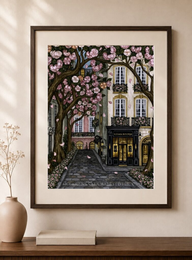 Blossom Street Art Print