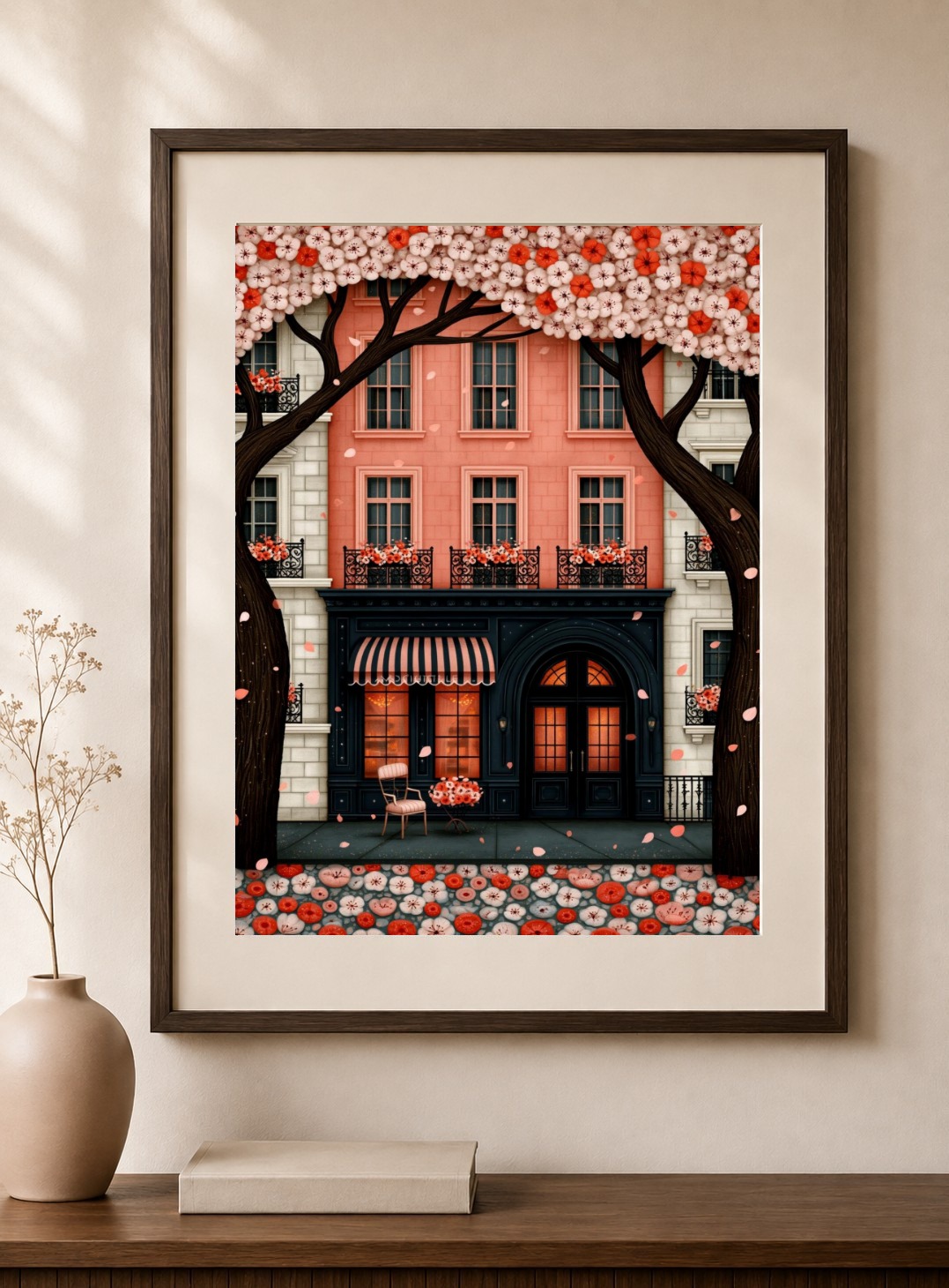 Pink Shopfront Art Print