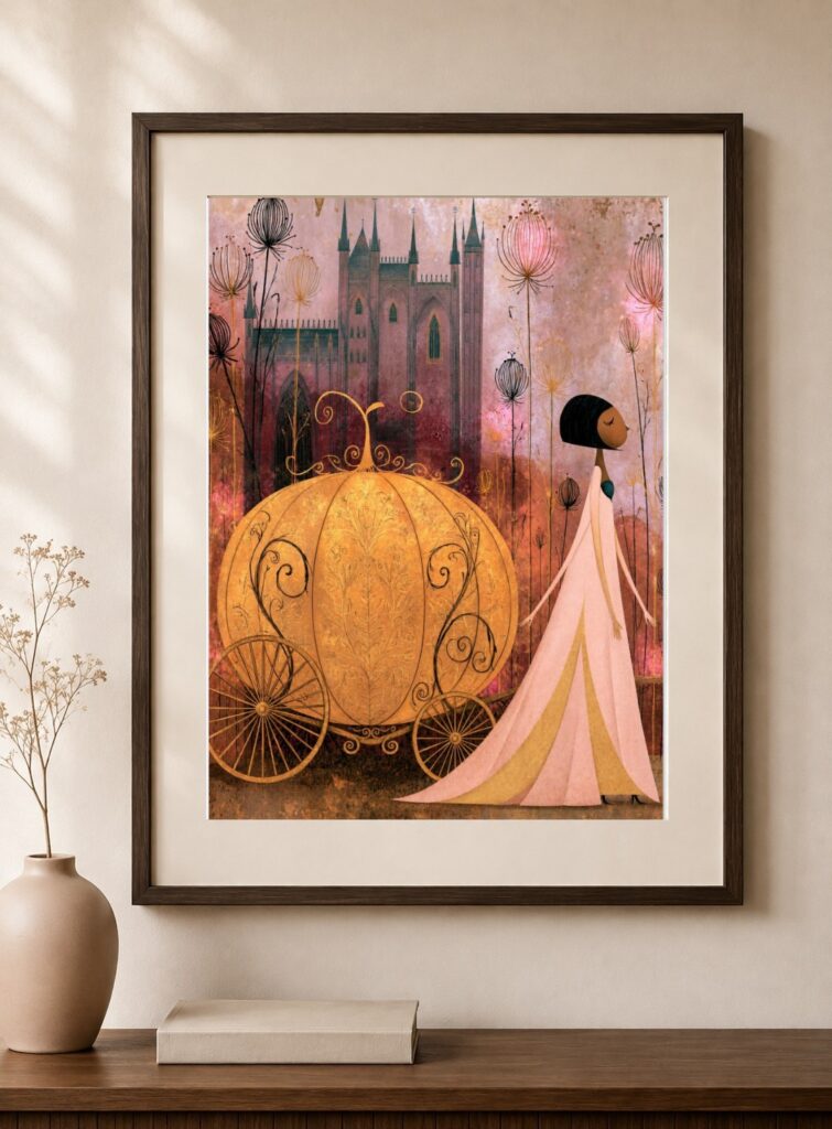 Cinderella Pumpkin Carriage Art Print