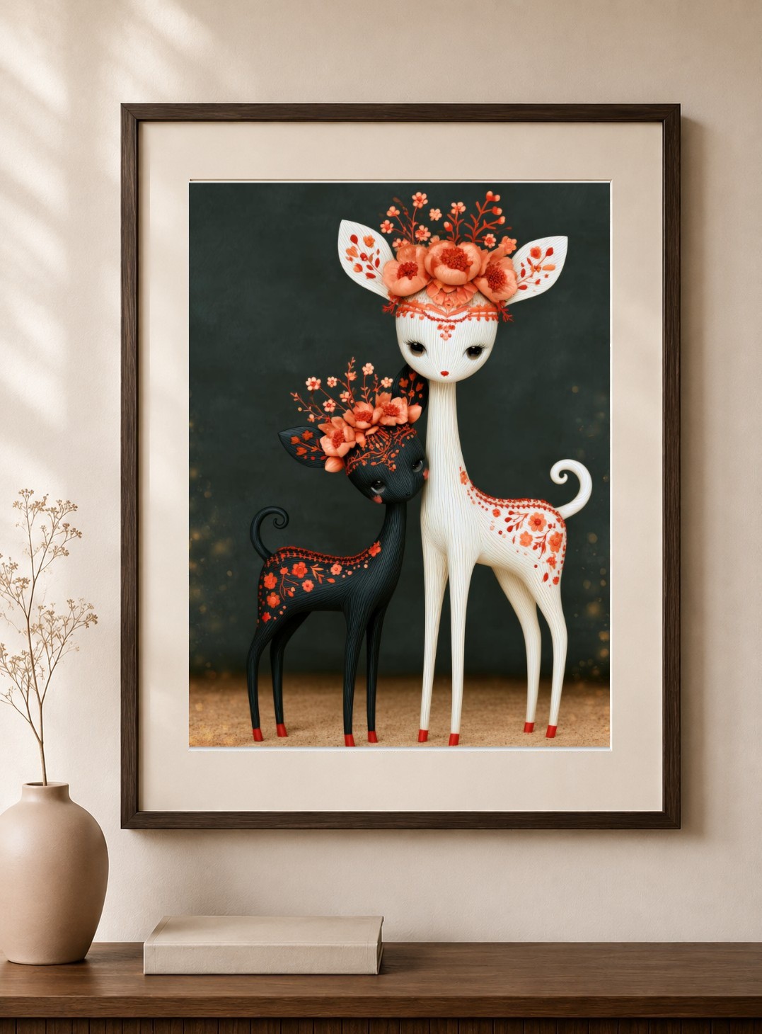 Fairytale Deer Art Print