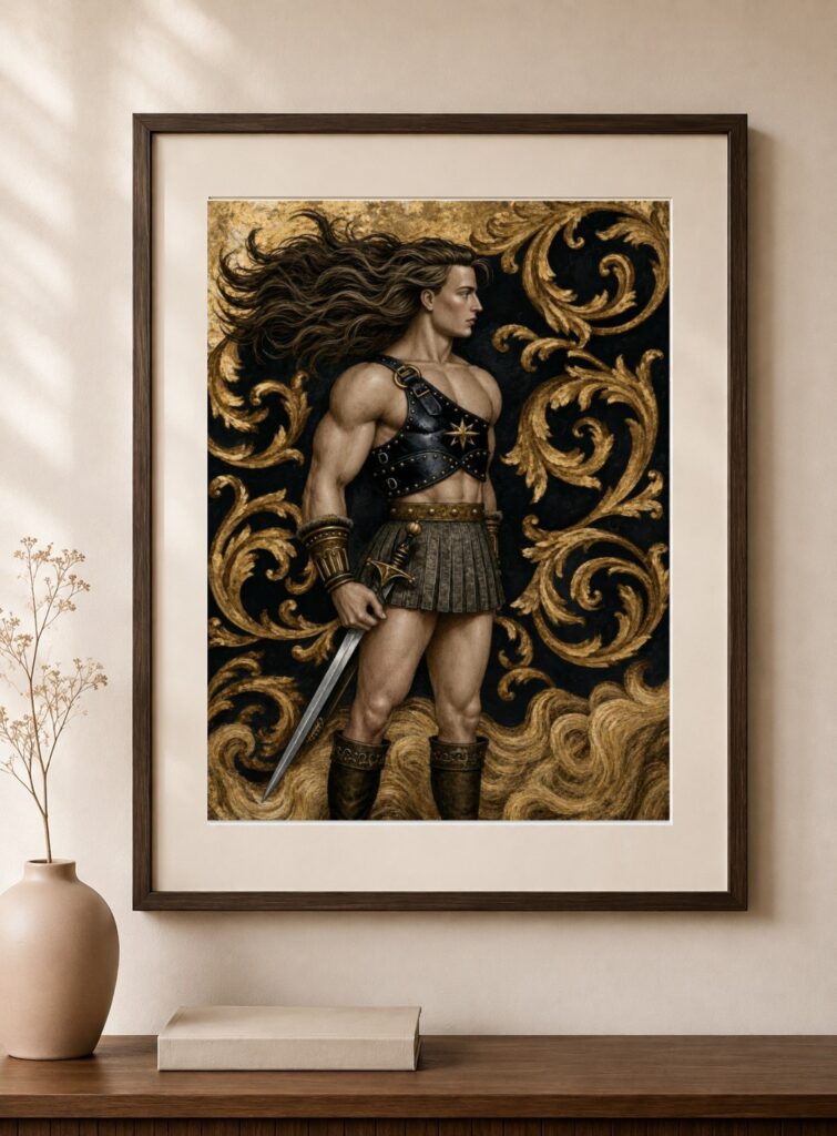Gladiator Warrior Art Print