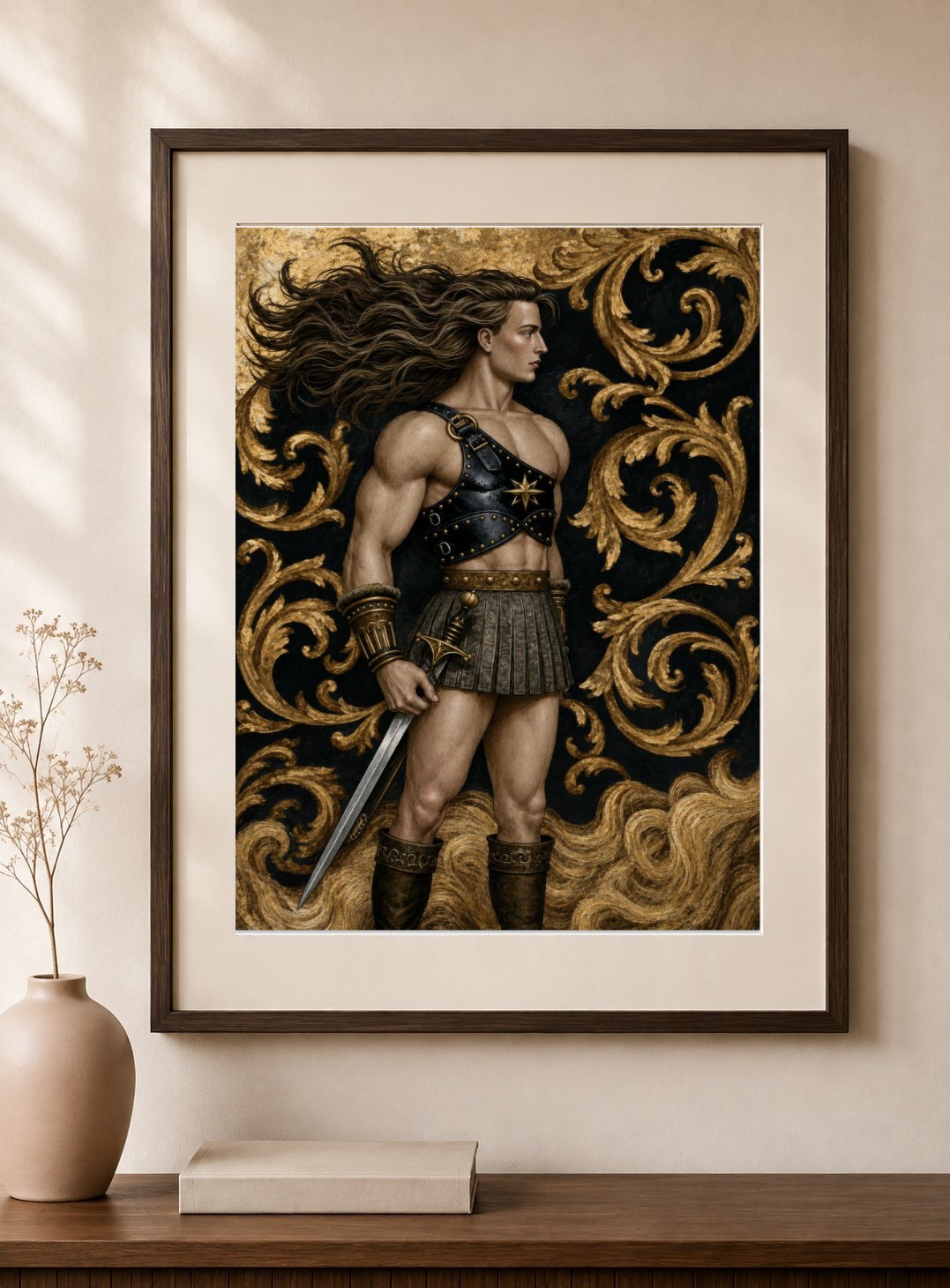 Gladiator Warrior Art Print