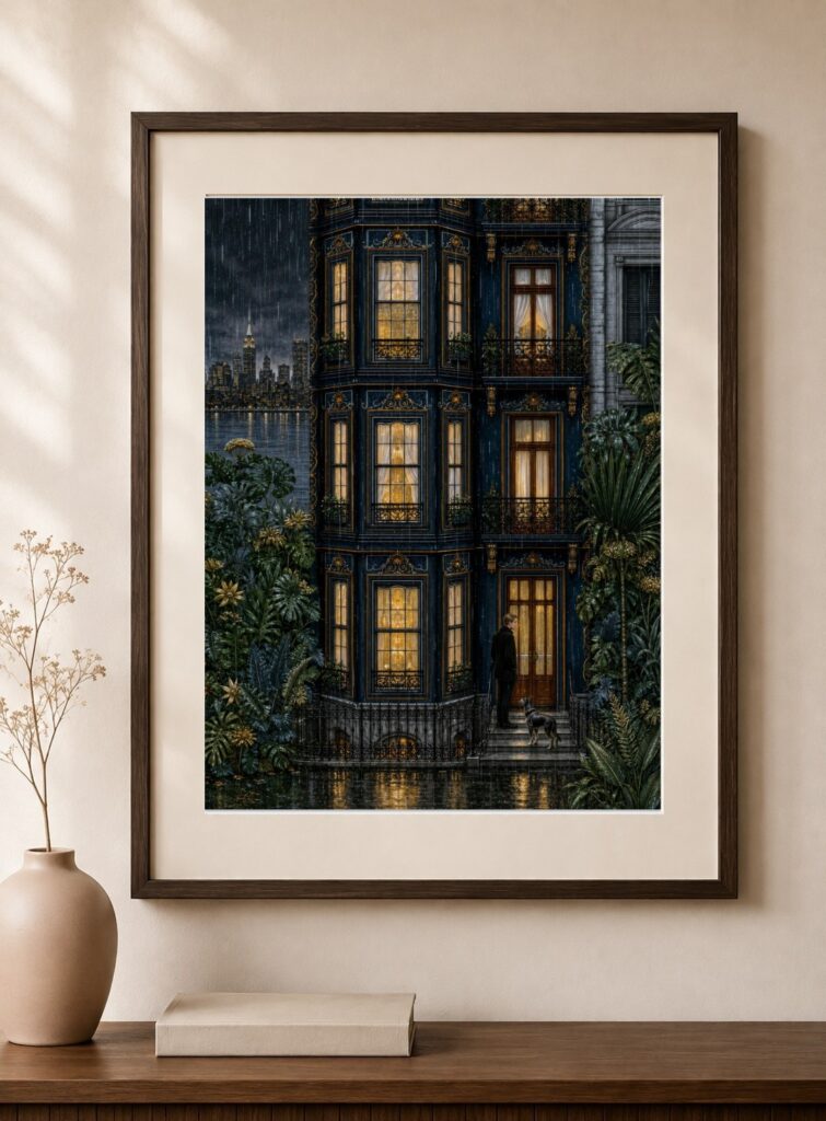 Victorian Townhouse Art Print