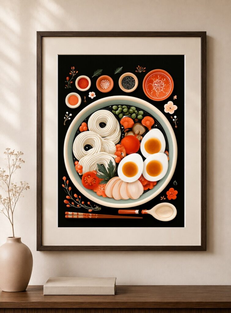 Ramen Bowl Art Print