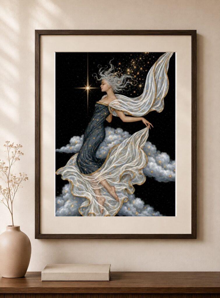 Celestial Goddess Art Print